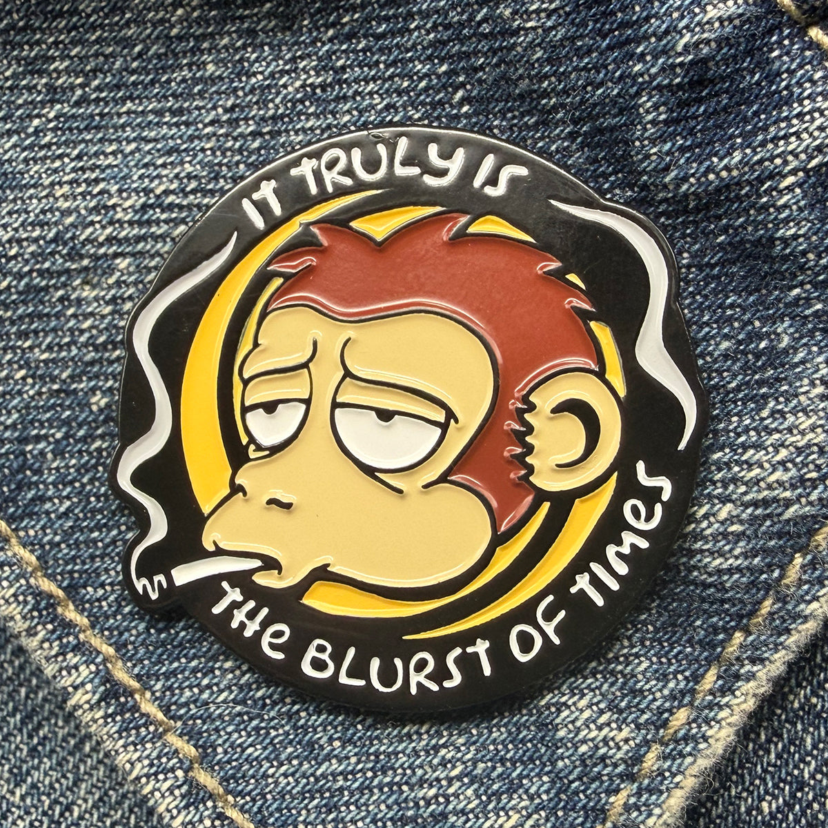Blurst of Times 1.5" Soft Enamel Pin