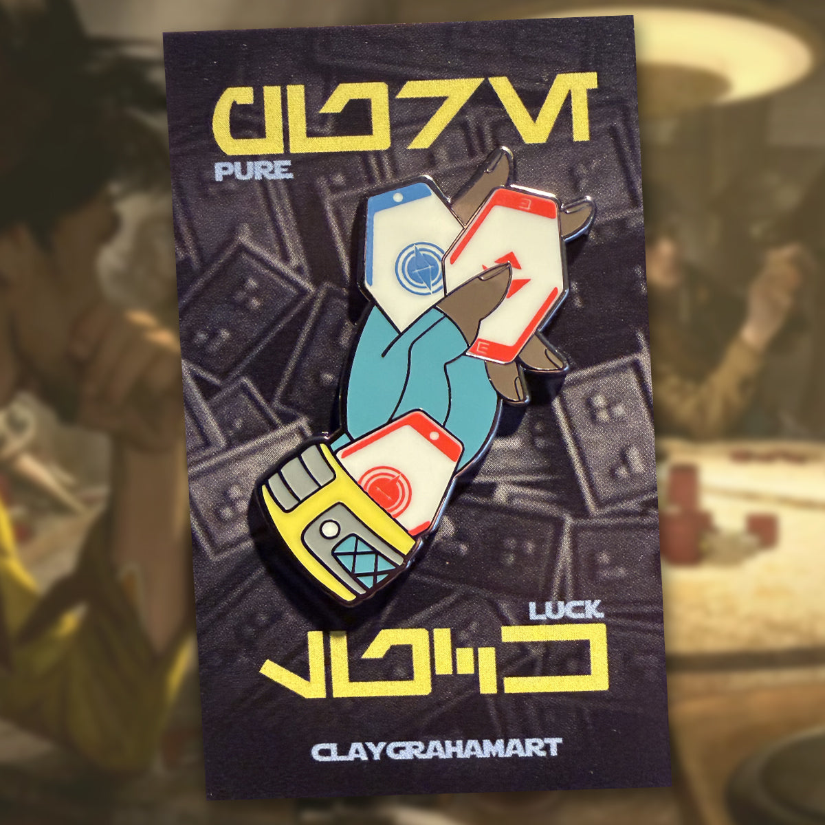 Pure Luck 1.75" Hard Enamel Pin