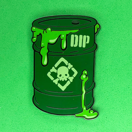 What a Waste 1.75" Hard Enamel Pin
