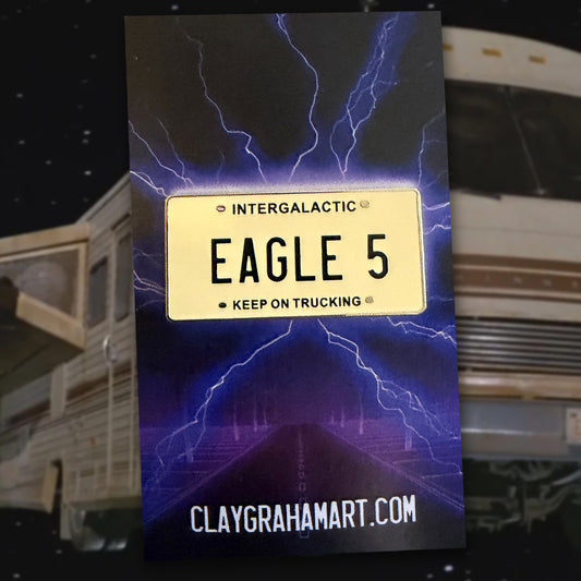 EAGLE 5 Plate 1.5" Hard Enamel Pin