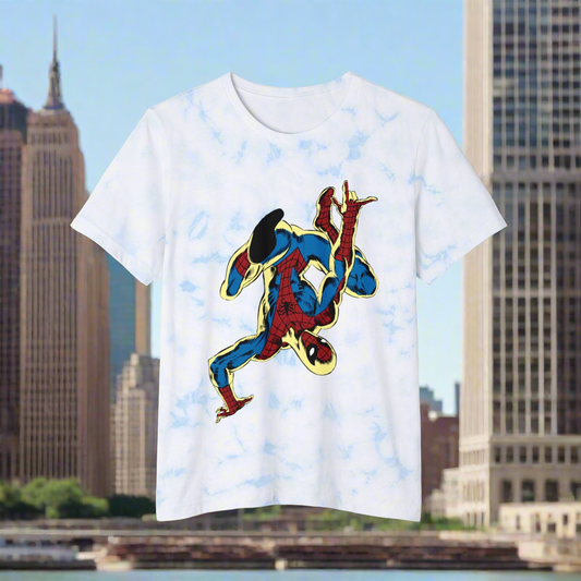 Sky High Spidey tie-dye tee