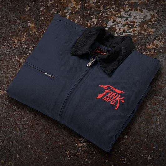 Fink MFG. embroidered work jacket
