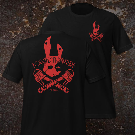 Forged in Rapture double-sided t-shirt