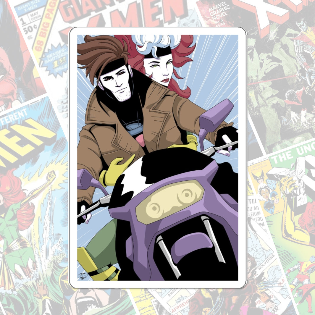 Gambit's Ride vinyl sticker