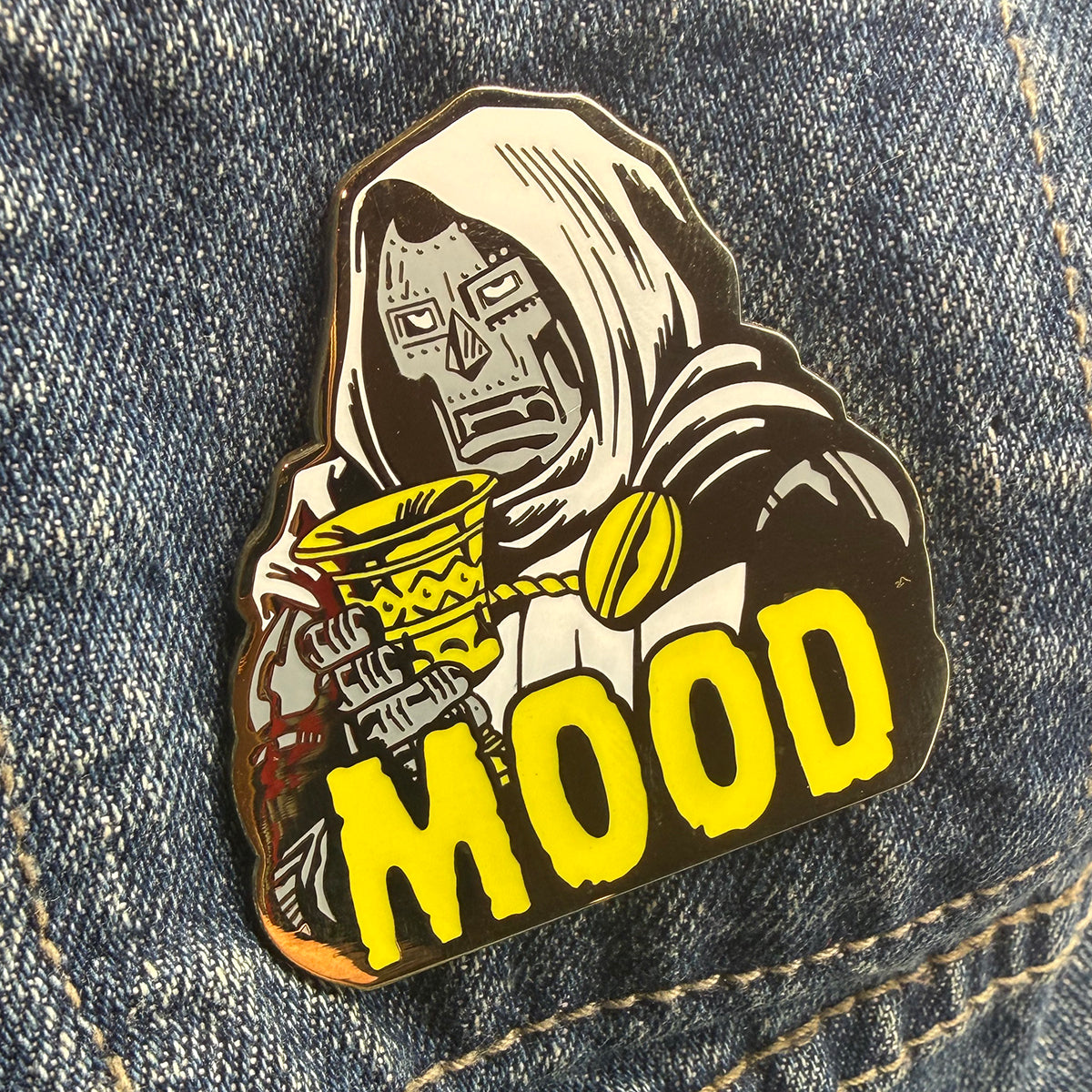 DOOM MOOD 2" Hard Enamel Pin
