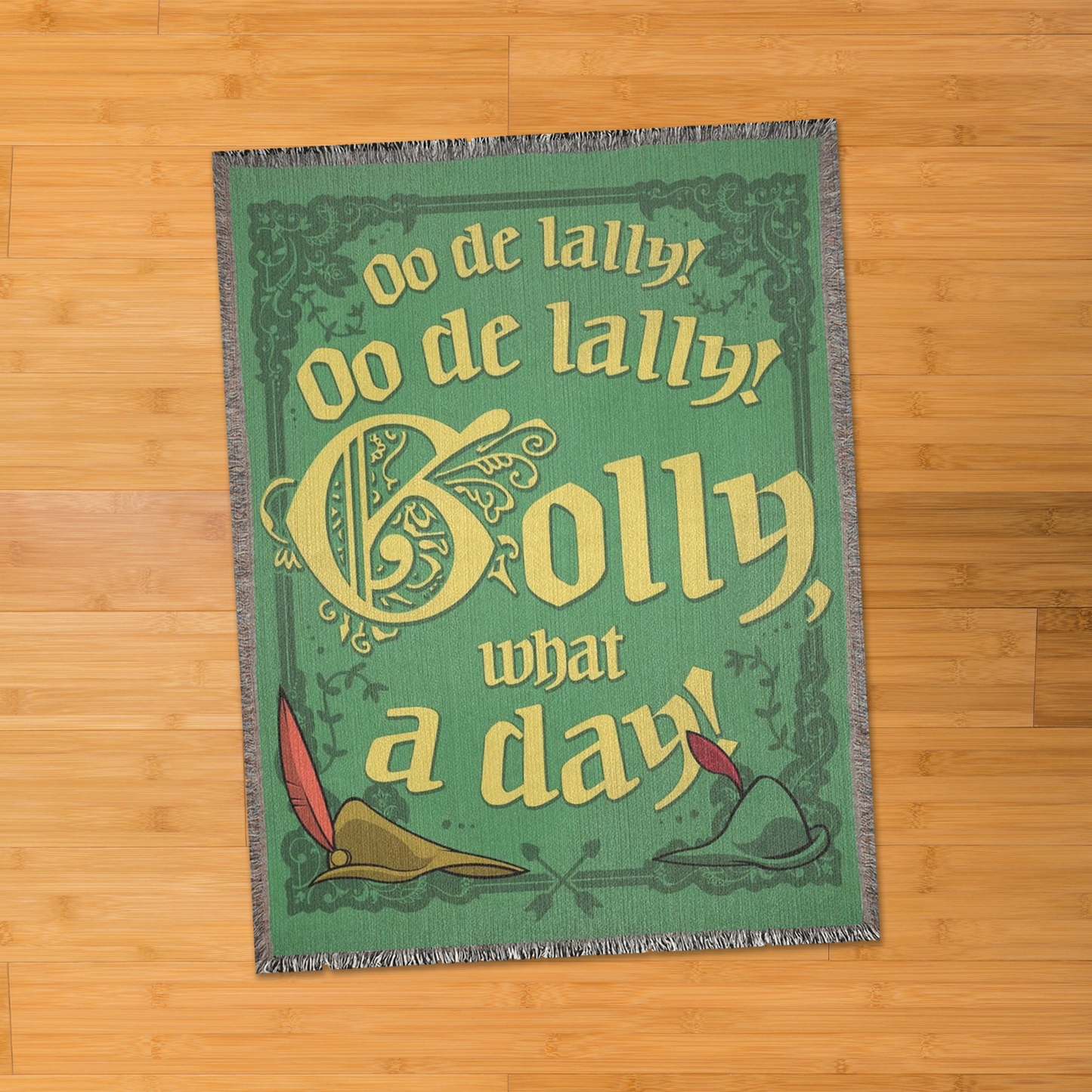 Golly, What A Day 60" X 80" Woven Blanket