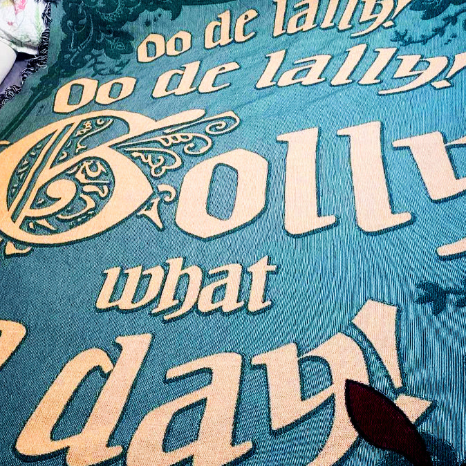 Golly, What A Day 60" X 80" Woven Blanket