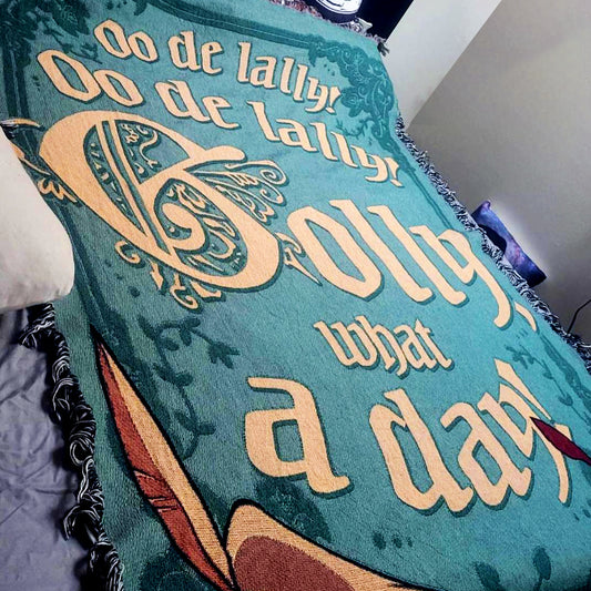 Golly, What A Day 60" X 80" Woven Blanket