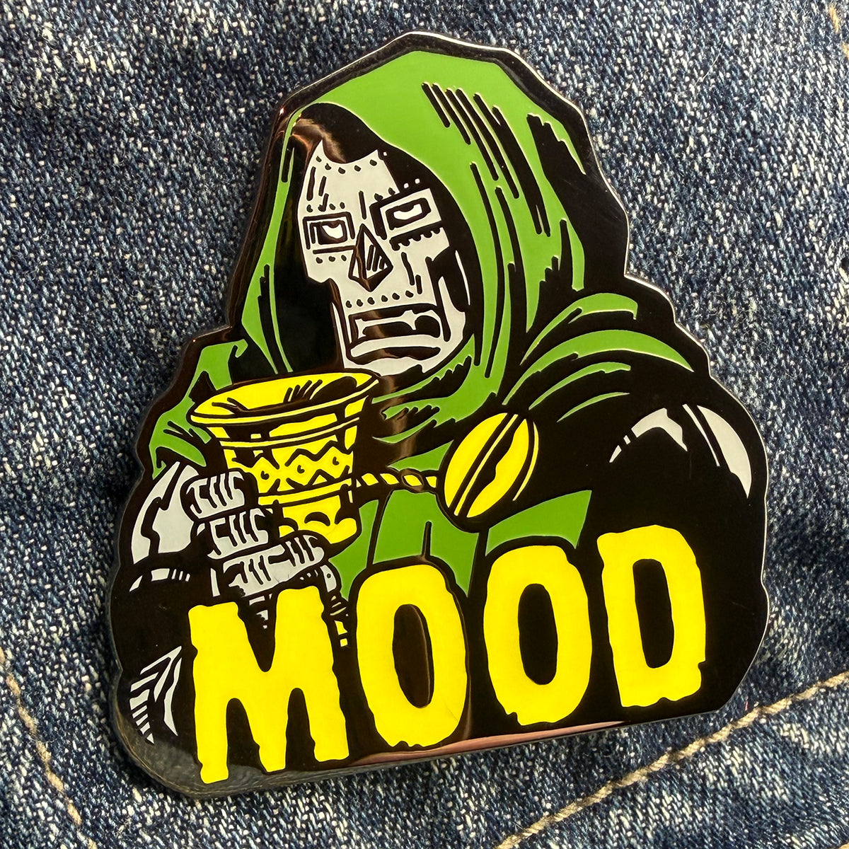 DOOM MOOD 2" Hard Enamel Pin