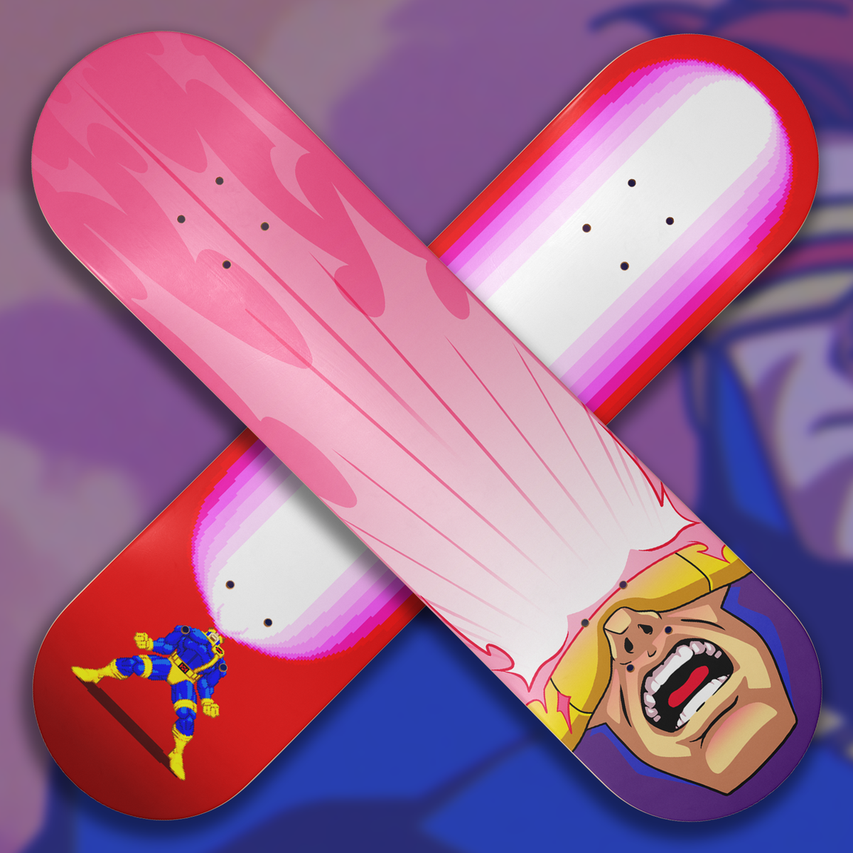 Optic Blast skate deck