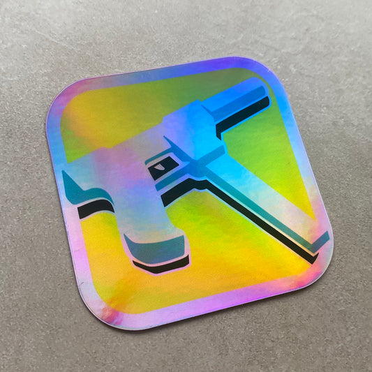 Vice City Heater holographic vinyl sticker