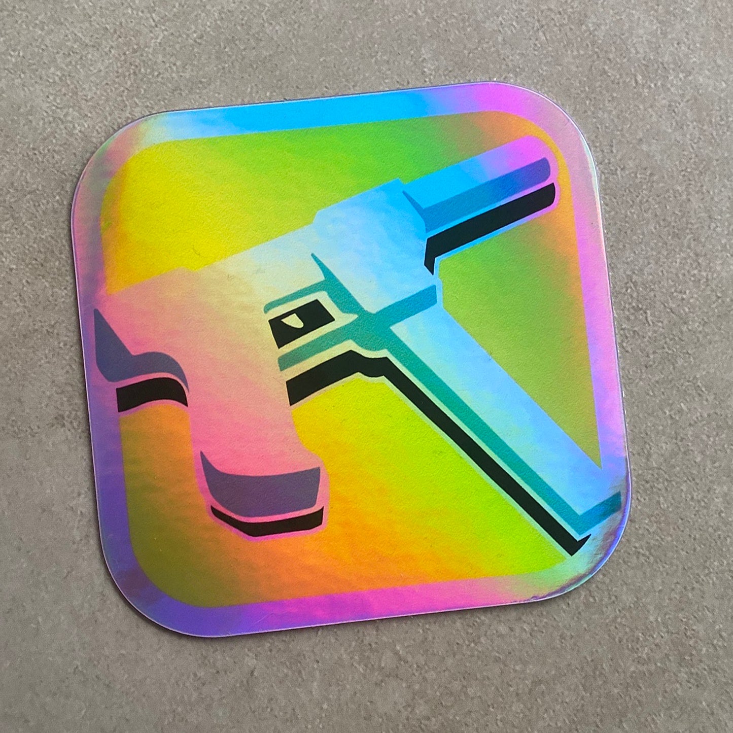 Vice City Heater holographic vinyl sticker