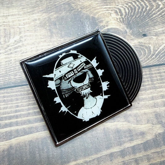 A Pox On the Phony King Album 1.75" pin