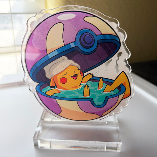 Self Care Heal Ball acrylic standee