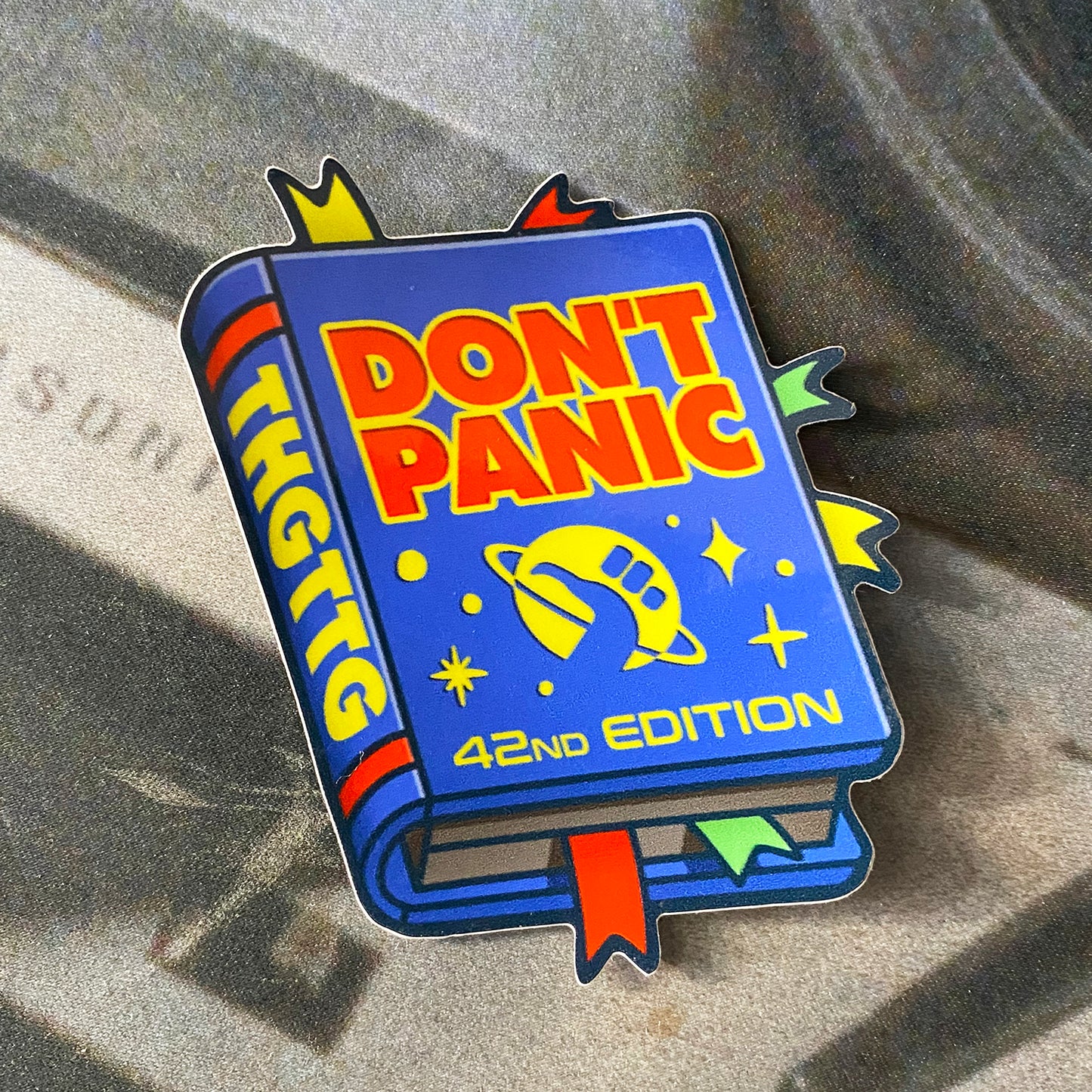 DON'T PANIC vinyl sticker