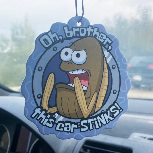 Oh Brother, This Car Stinks! SANDALWOOD scented hanging air freshener