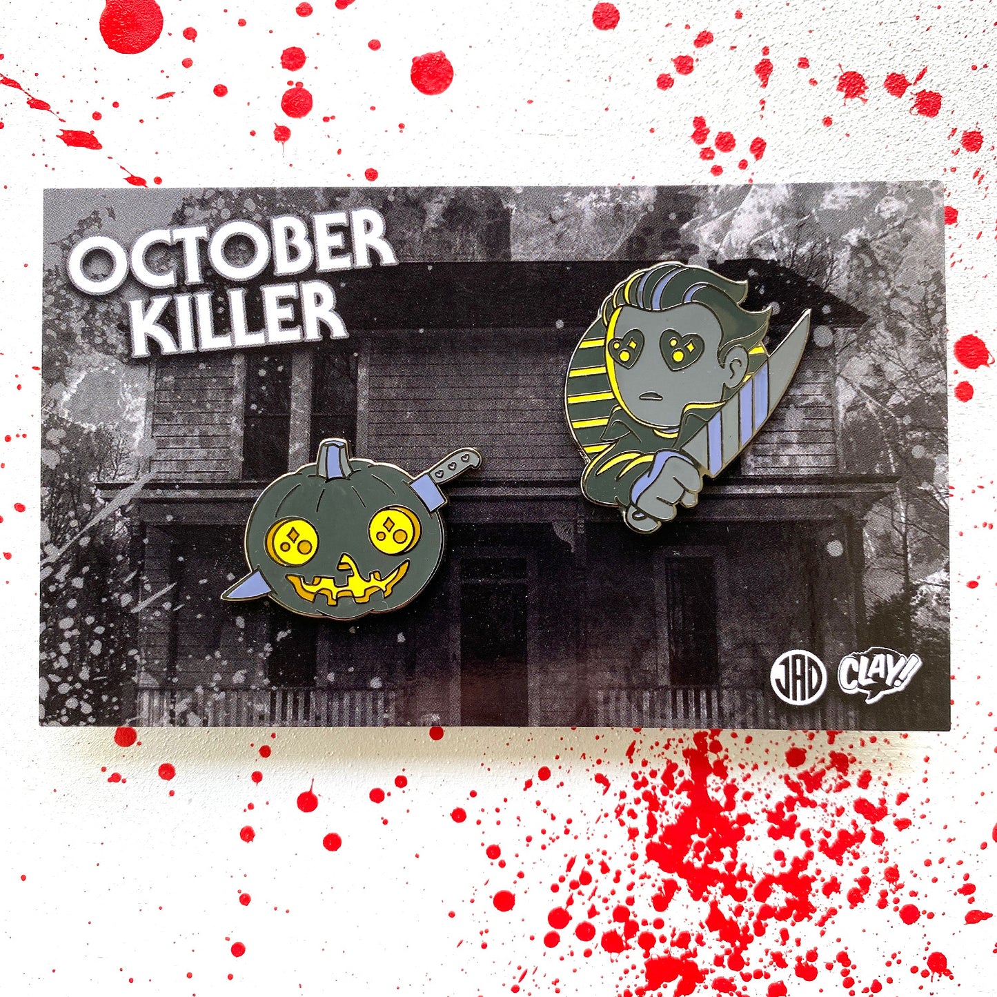 October Killer 1.5" Enamel Pin Set