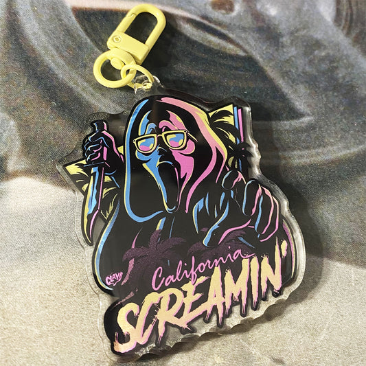 California Screamin' acrylic keychain