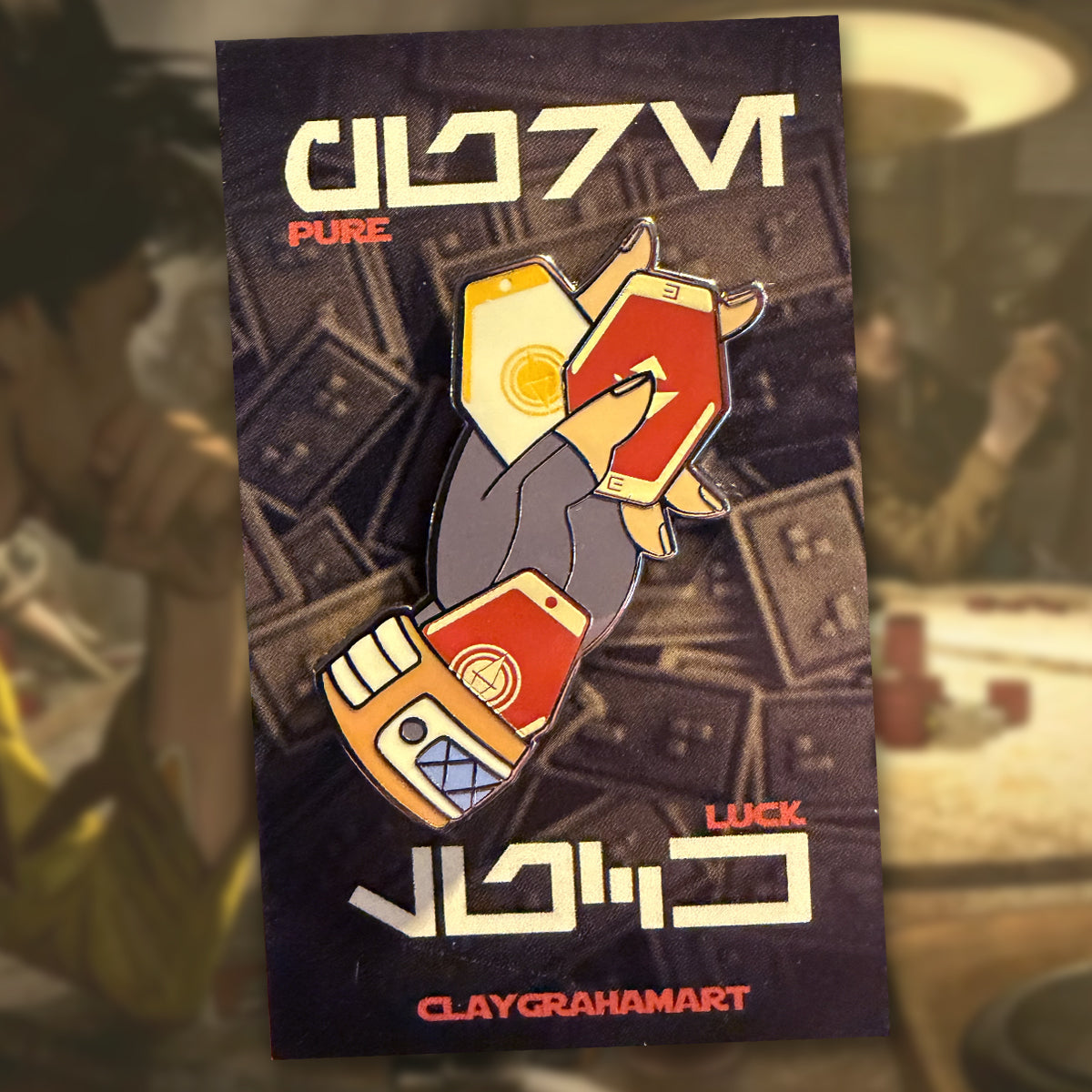 Pure Luck 1.75" Hard Enamel Pin