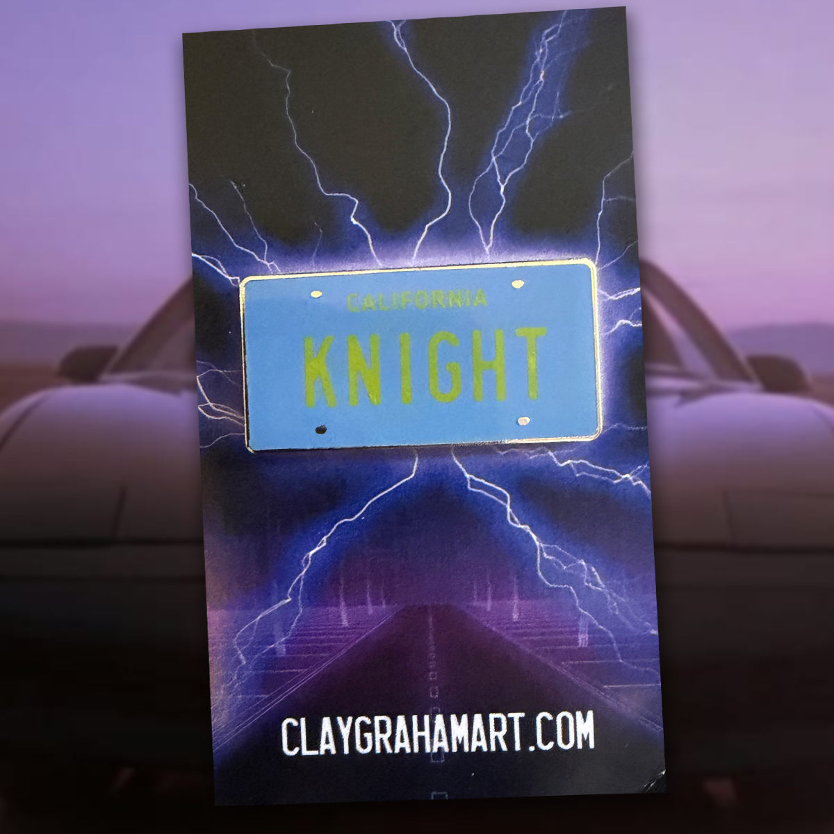 KNIGHT Plate 1.5" Hard Enamel Pin