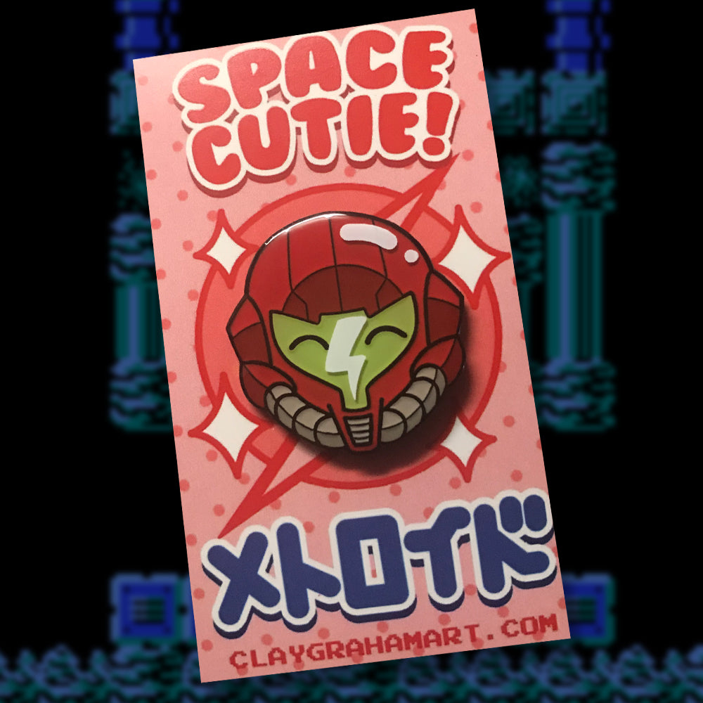 Space Cutie 1.25" Soft Enamel Pin