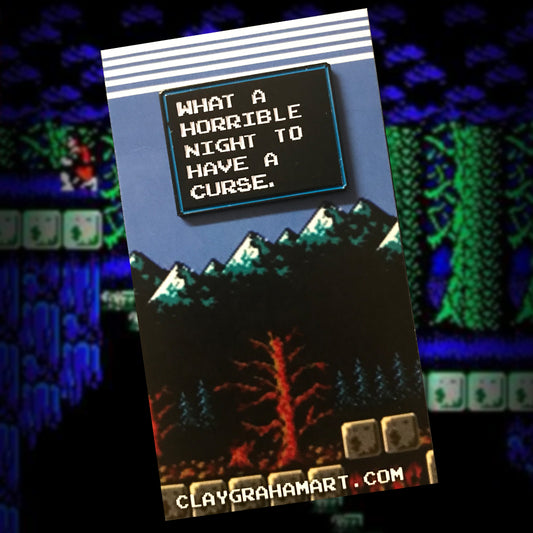 Simon's Curse 1.5" Soft Enamel Pin