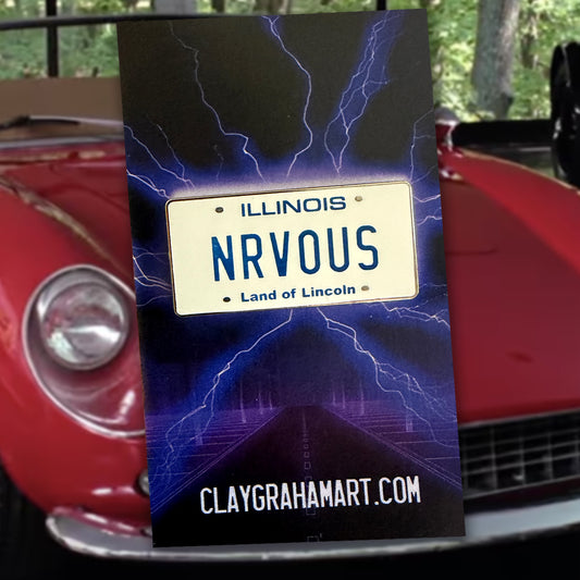 NRVOUS Plate 1.5" Hard Enamel Pin