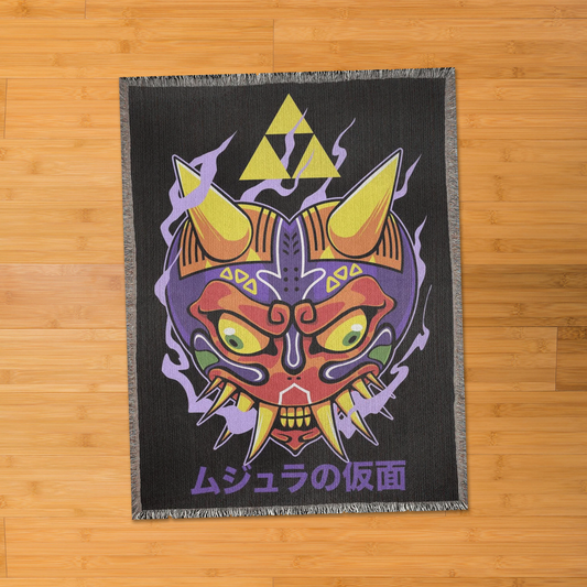 You'Ve Met With A Terrible Mask 60" x 80" woven blanket