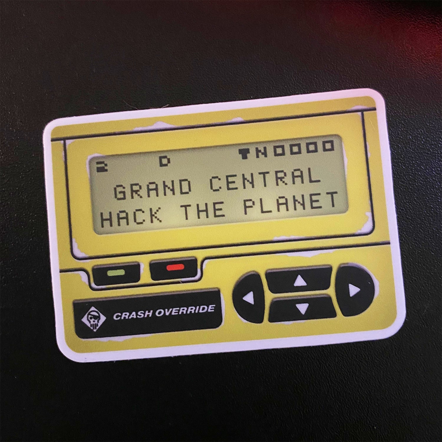Graham Hacker GRAND CENTRAL HACK THE PLANET vinyl sticker – ClayGrahamArt