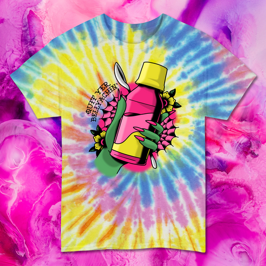 Quit Your Bellyachin' tie-dye t-shirt