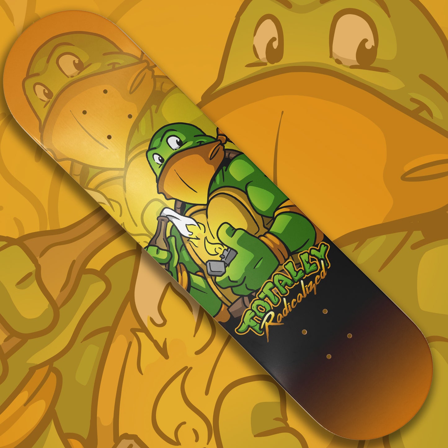 Totally Radicalized skate deck