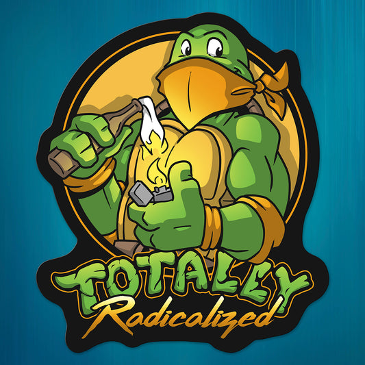 Totally Radicalized Mikey vinyl sticker