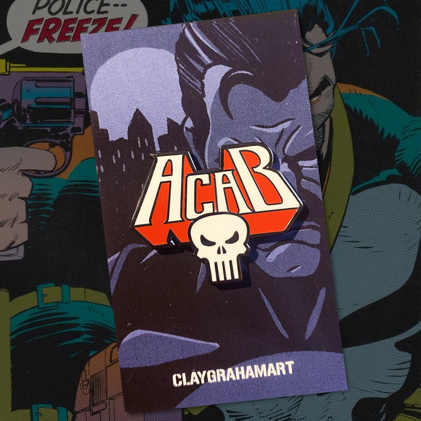 Archaic Corrupt And Broken 1.5" Hard Enamel Pin