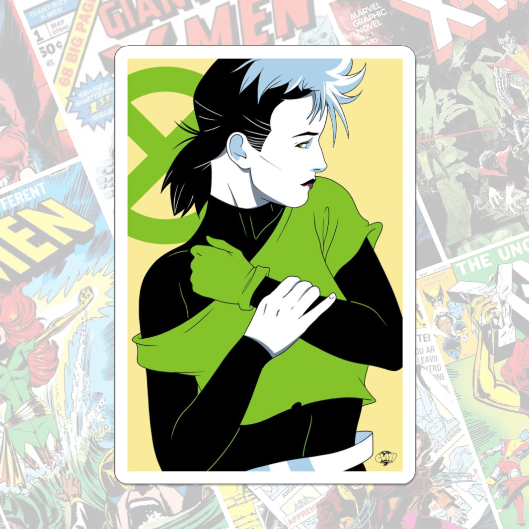 Rogue Glove '80s vinyl sticker