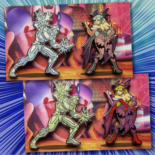 MvC2 ROUND 4 SET 1 hard enamel pin set