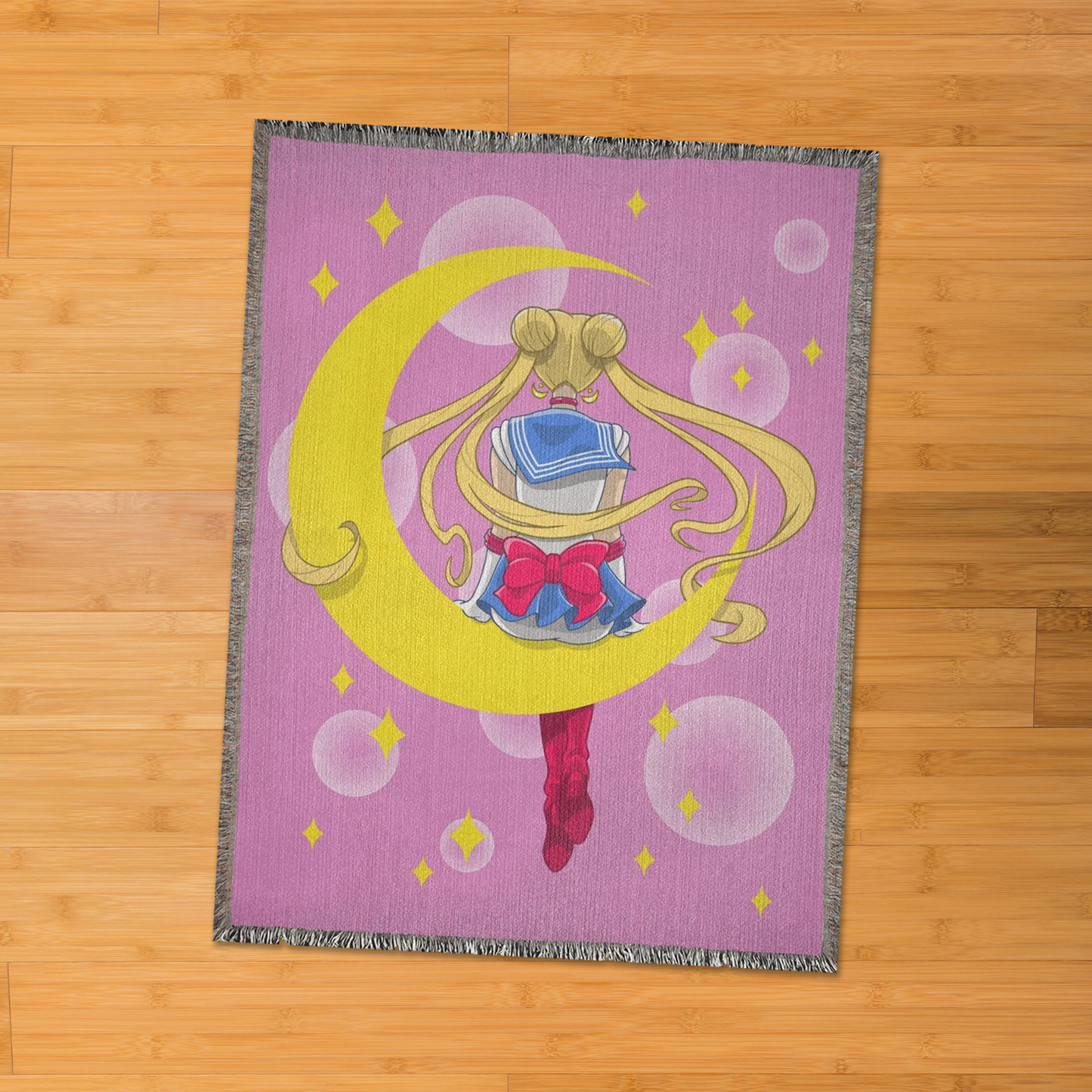 Sitter Moon 60" x 80" woven blanket