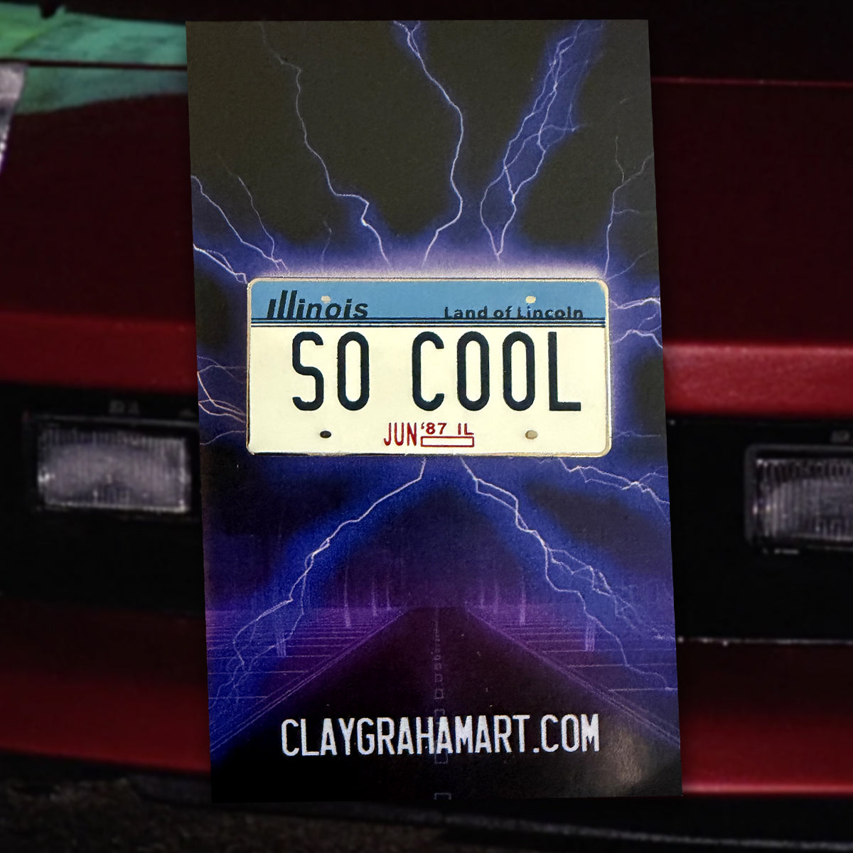 SO COOL Plate 1.5" Hard Enamel Pin