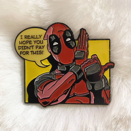 Jerk with a mouth 1.75" Soft Enamel Pin