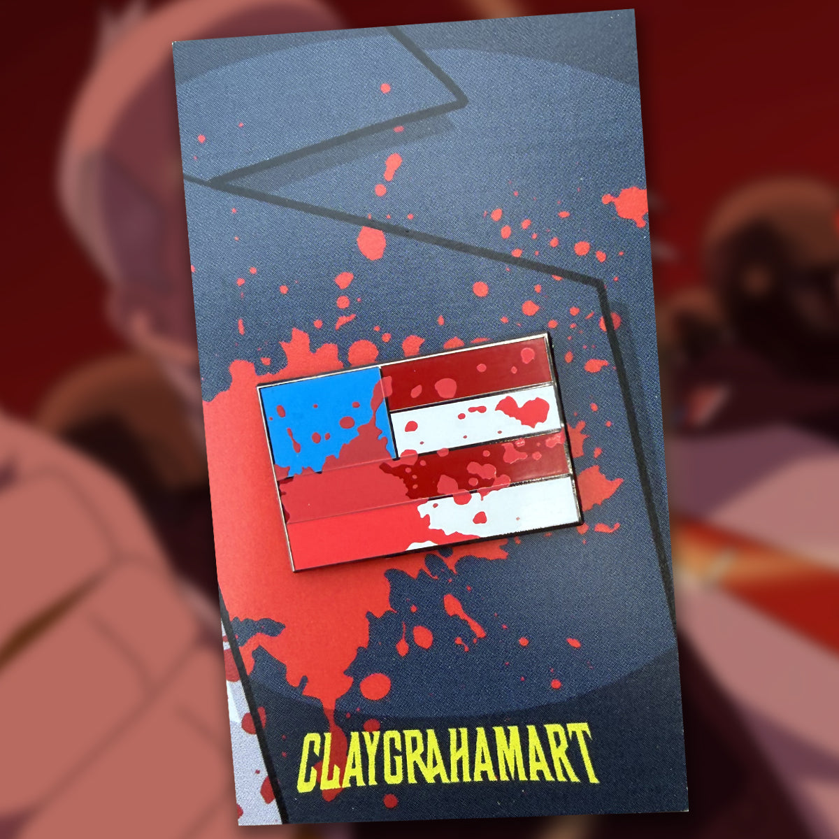 Cecil Flag 1.25" Hard Enamel Pin