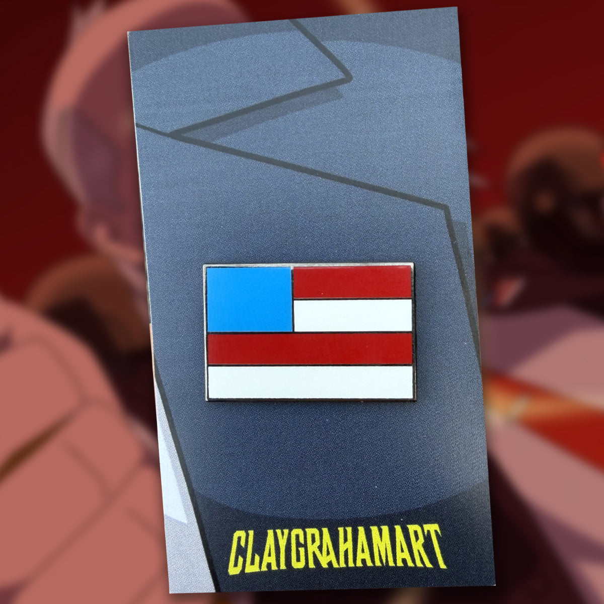 Cecil Flag 1.25" Hard Enamel Pin