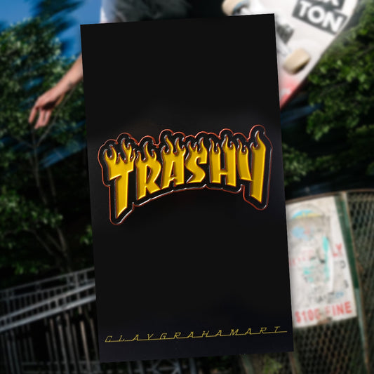 Trashy 1.75" Soft Enamel Pin