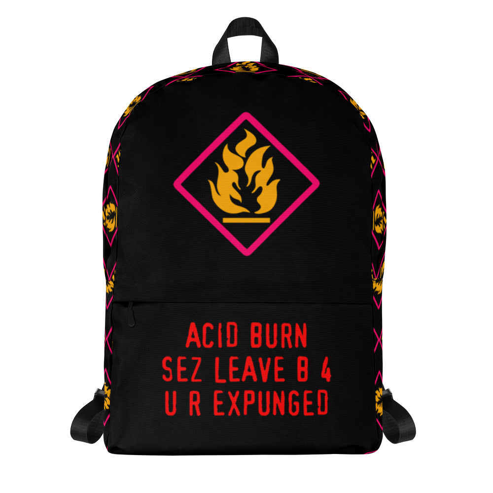aCiD bUrN backpack