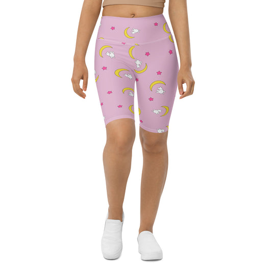 Sleeper Moon allover biker shorts