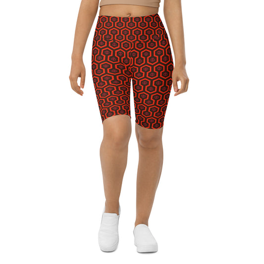 Death Shines allover biker shorts