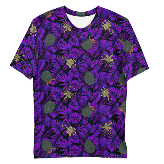 Facehugger Hawaiian allover print t-shirt