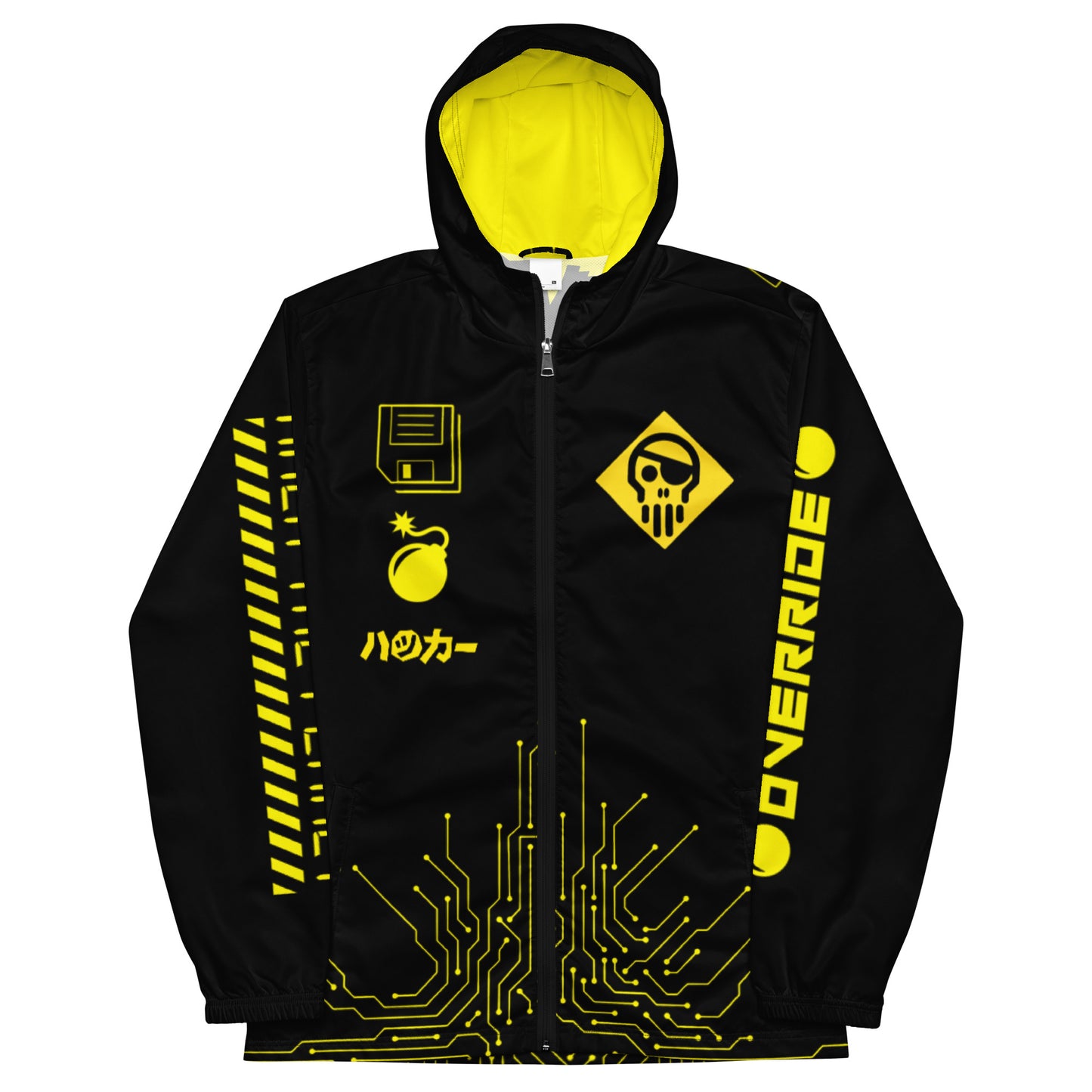 Hack the Planet allover windbreaker