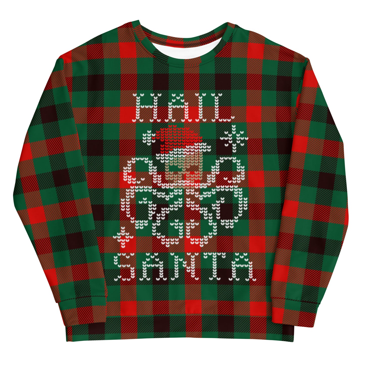 Hail Santa allover crewneck sweatshirt