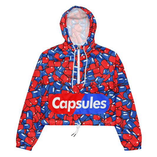 Capsules member cropped windbreaker