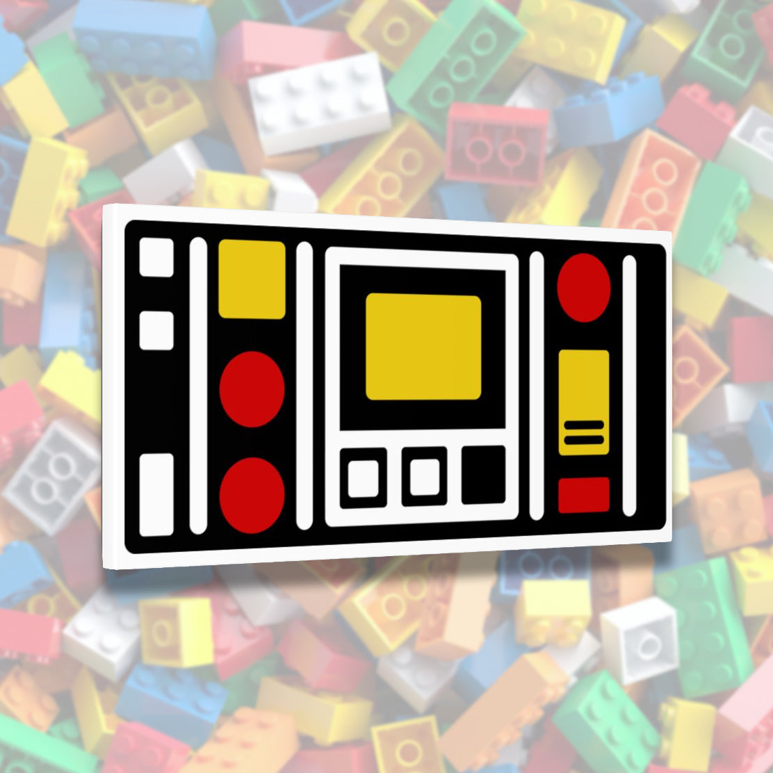 Block Control Panel canvas print