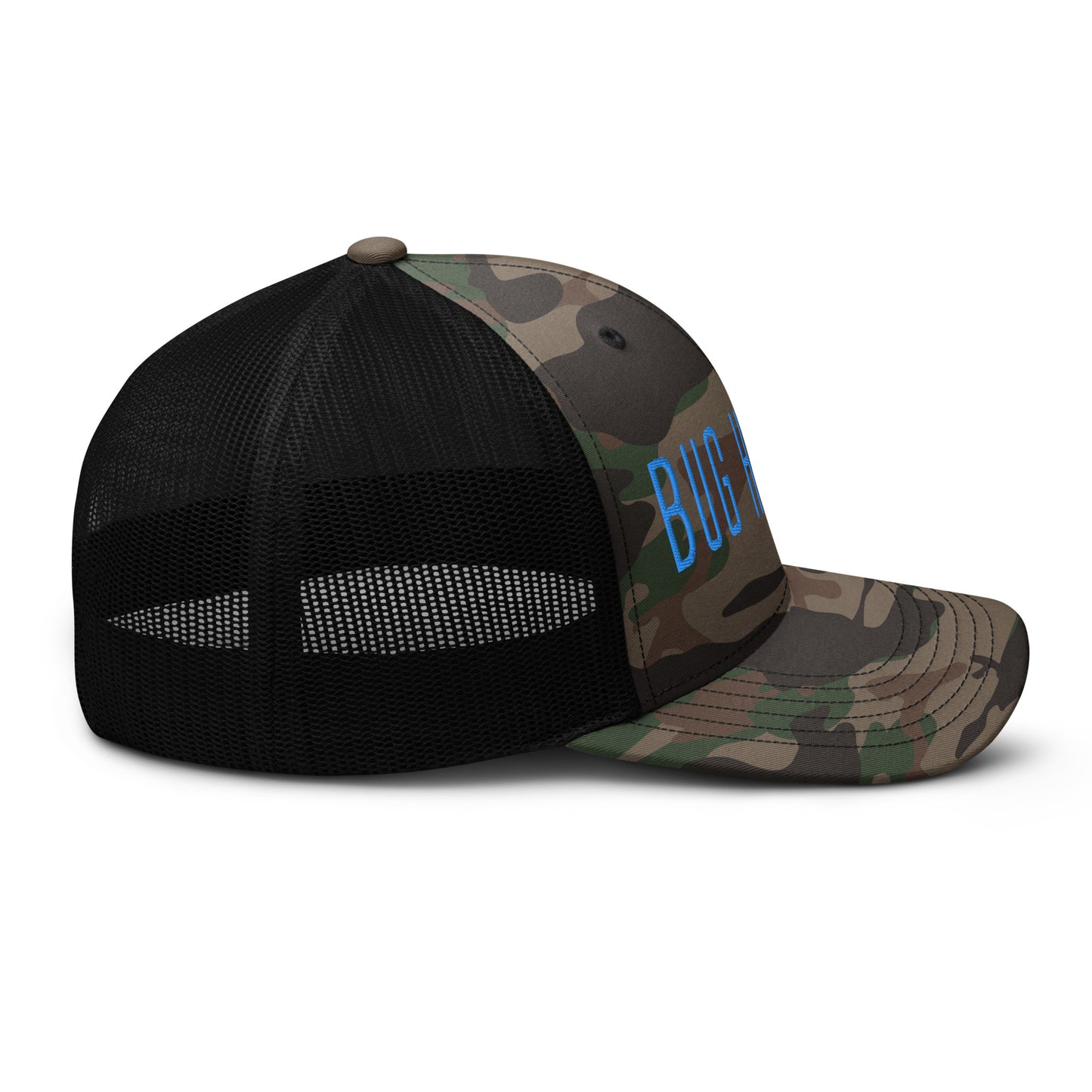 Bug Hunter camouflage trucker hat